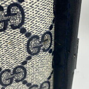 Gucci Blue canvas bag Boston Navy GG